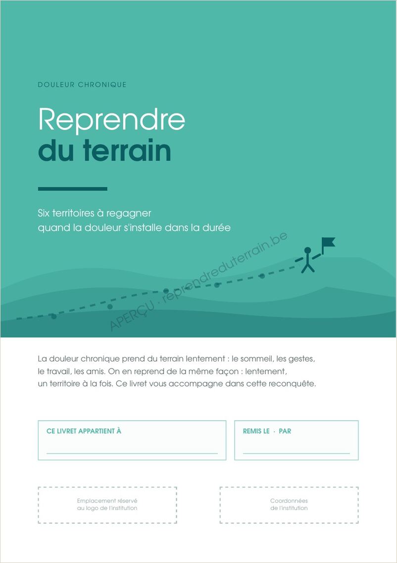 Couverture, avec les champs « remis le » et « par »